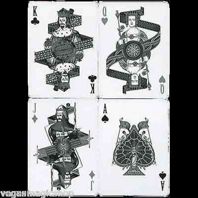 100 Hundred Years' War Silver Bicycle Playing Cards Deck - Image 2
