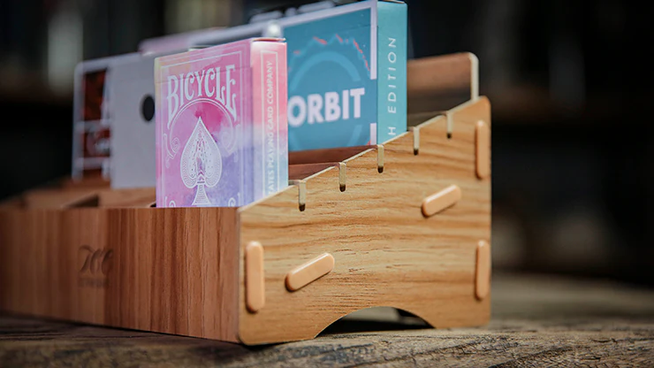 18 Deck Wooden Playing Card Display - Image 2