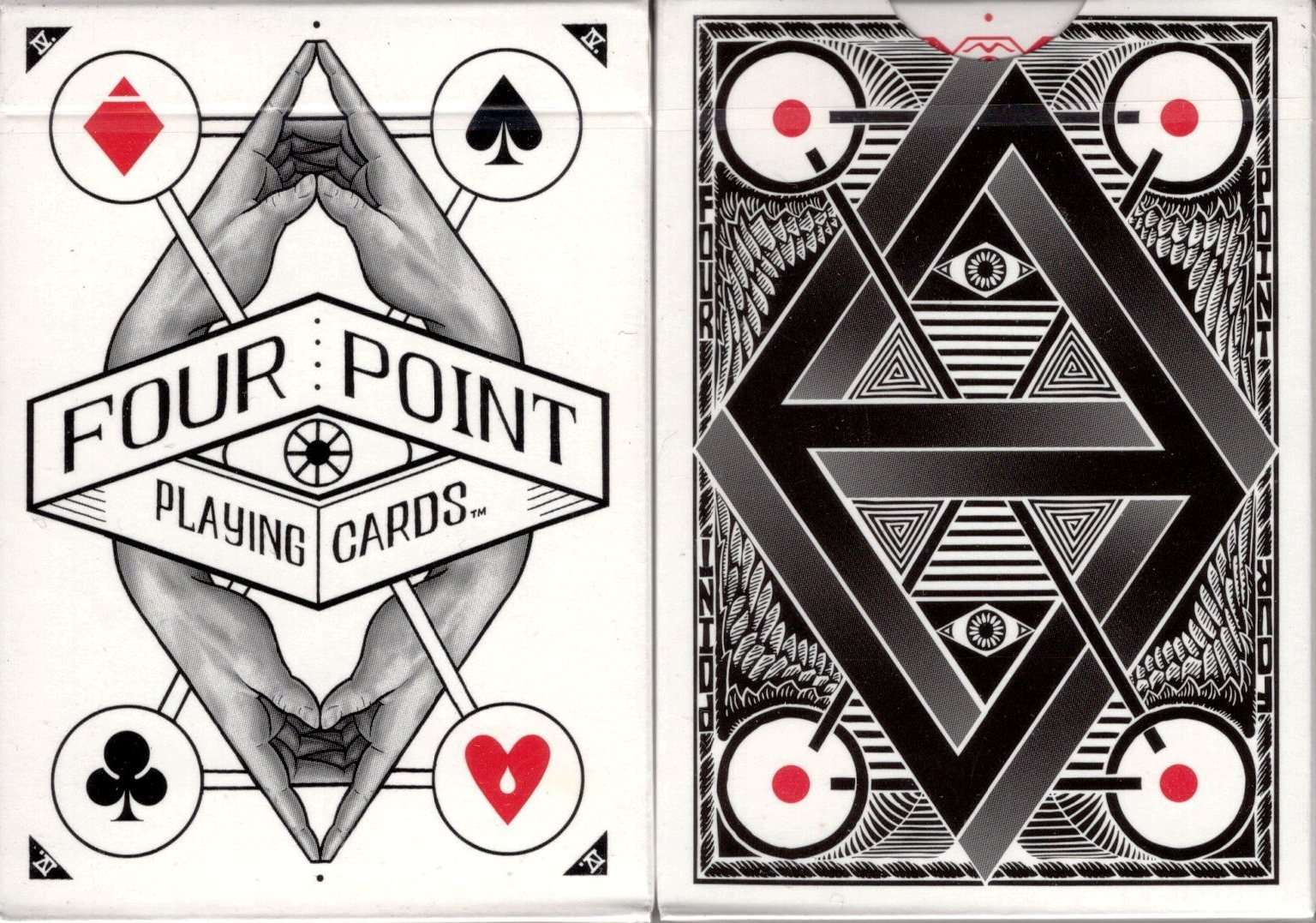 1st Edition White Playing Cards USPCC