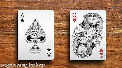 1st Edition White Playing Cards USPCC - Image 4
