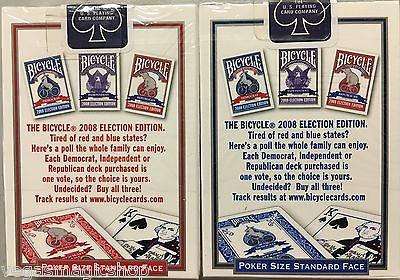 2008 Election 2 Deck Set Bicycle Playing Cards - Image 2