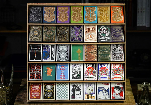 35 Deck Wooden Display Shelf