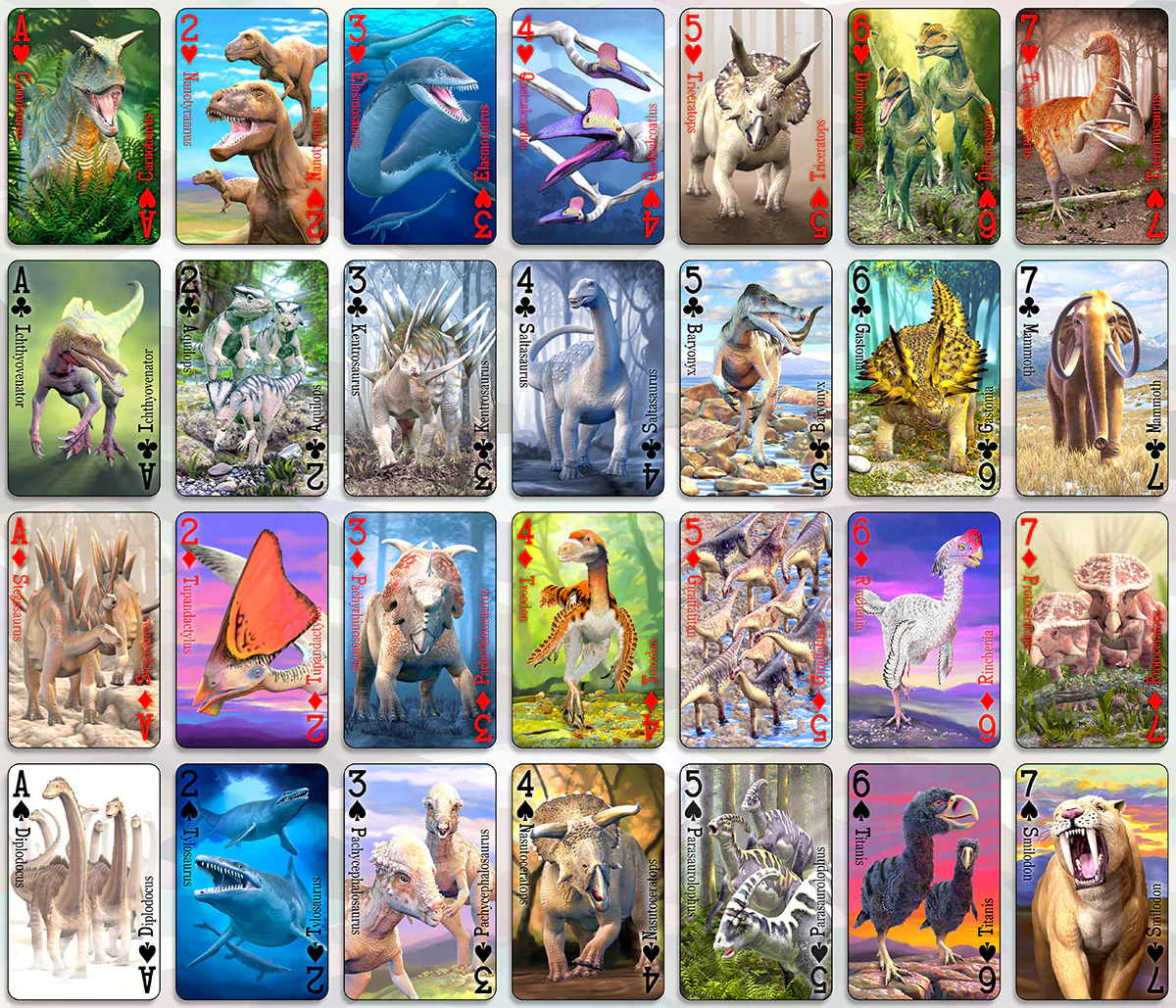 3D Playing Cards - Dinosaurs - Image 6