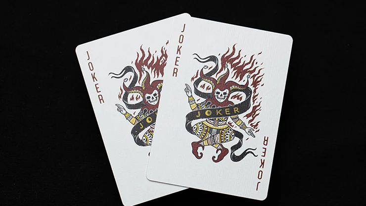 666 Dark Reserve Gold Foil Playing Cards Cartamundi - Image 4