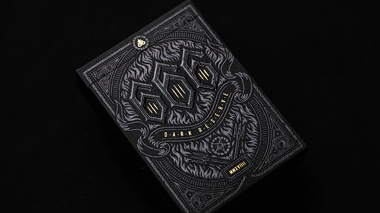666 Dark Reserve Gold Foil Playing Cards Cartamundi - Image 7
