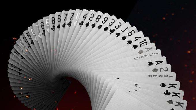 666 Greedy Gold & Skeletal Silver Gilded Playing Cards 2 Deck Set - Image 4
