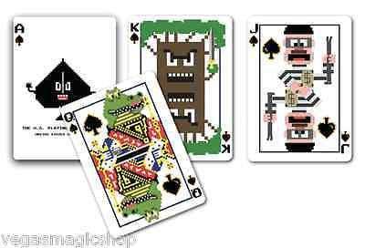 8-Bit Platinum Hits Pixelated Bicycle Playing Cards Deck - Image 3