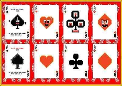 8-Bit Traditional 2 Deck Set Pixelated Bicycle Playing Cards - Image 7