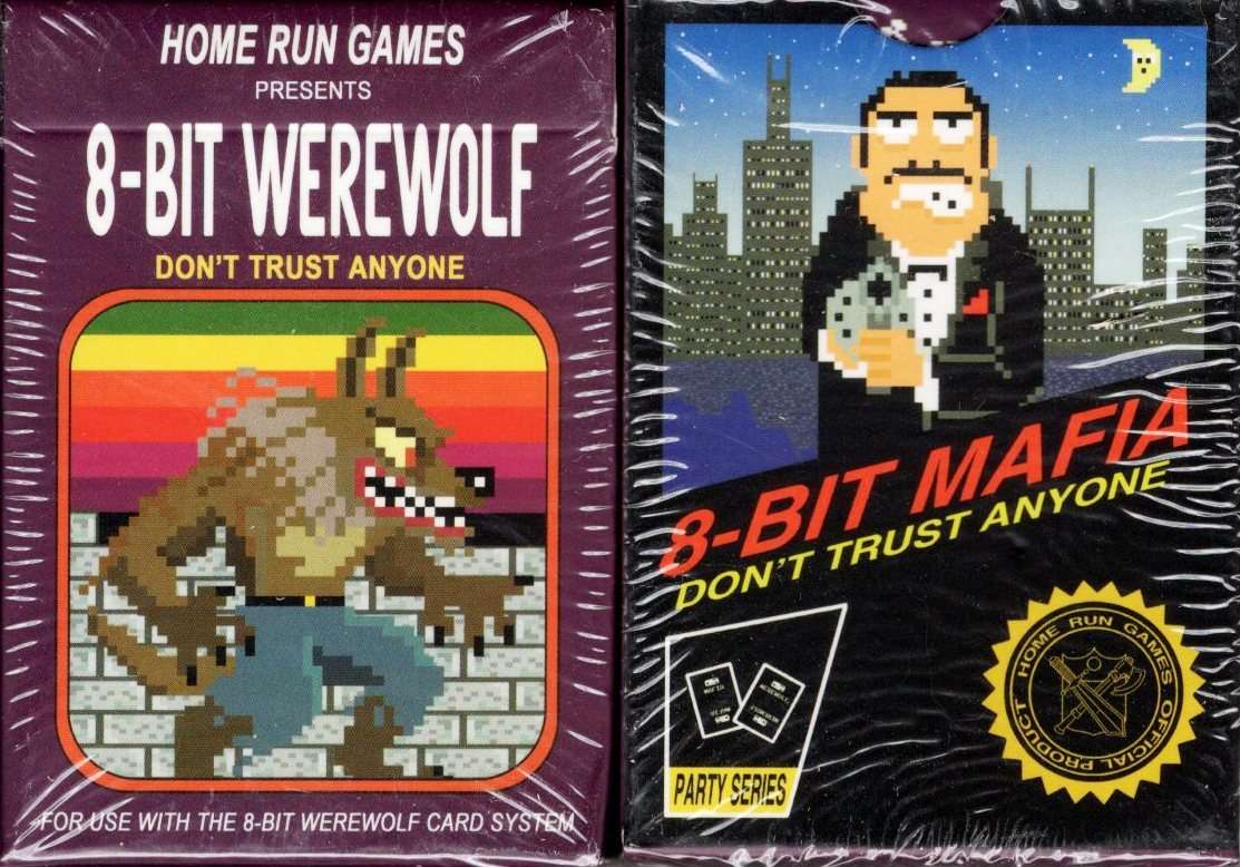 8-Bit Werewolf / Mafia Mini Playing Cards
