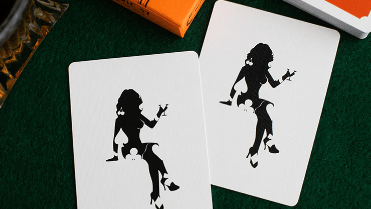 Ace Fulton's 10 Year Anniversary Orange Playing Cards USPCC - Image 5