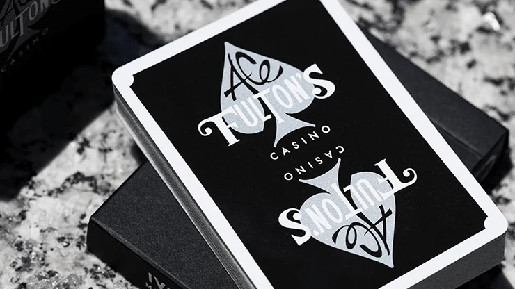 Ace Fulton's Casino Black Playing Cards USPCC - Image 5