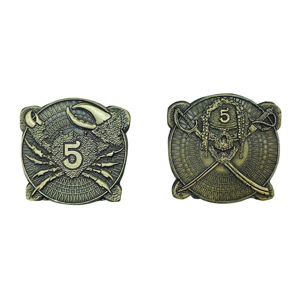 Adventure Coins – Pirates Metal Coins Set of 5 - Image 3