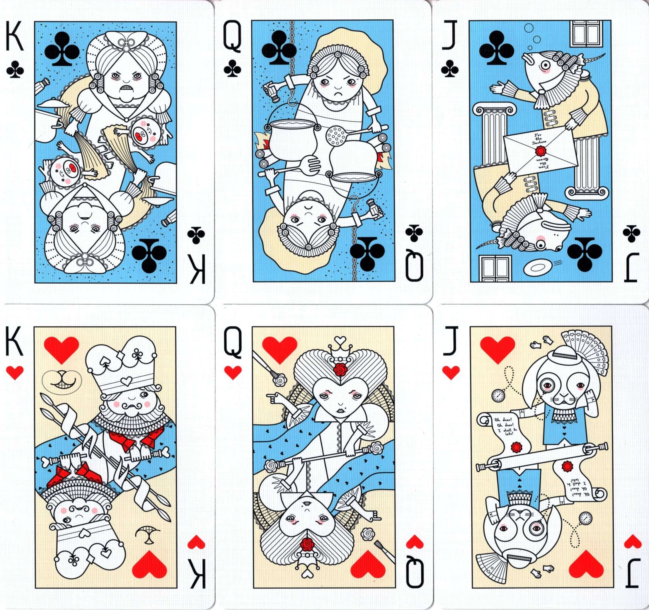 Alice in Wonderland Playing Cards USPCC - Image 6