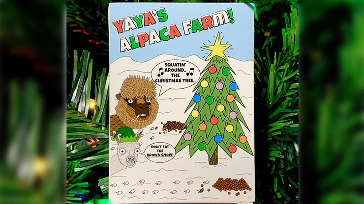Alpaca Christmas Playing Cards MPC - Image 7