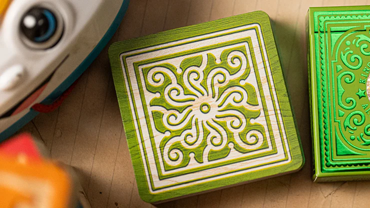 Alphabet Blocks (Green) Playing Cards by Kings Wild Project - Image 3