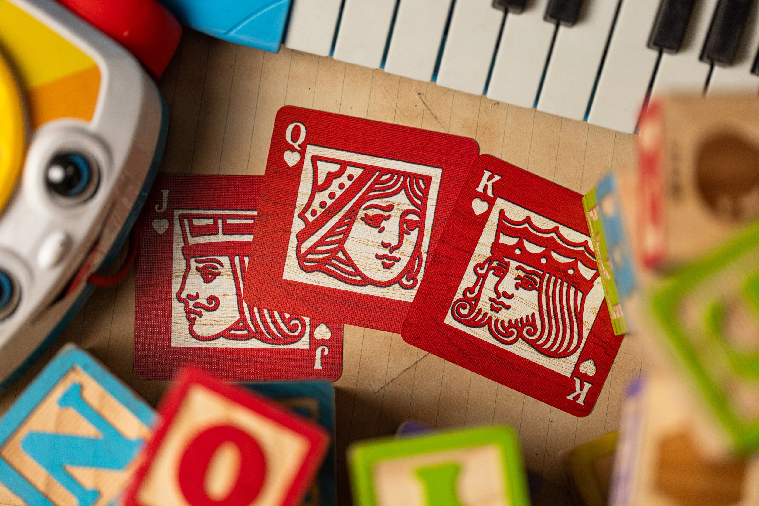 Alphabet Red Block Playing Cards by Kings Wild Project - Image 13