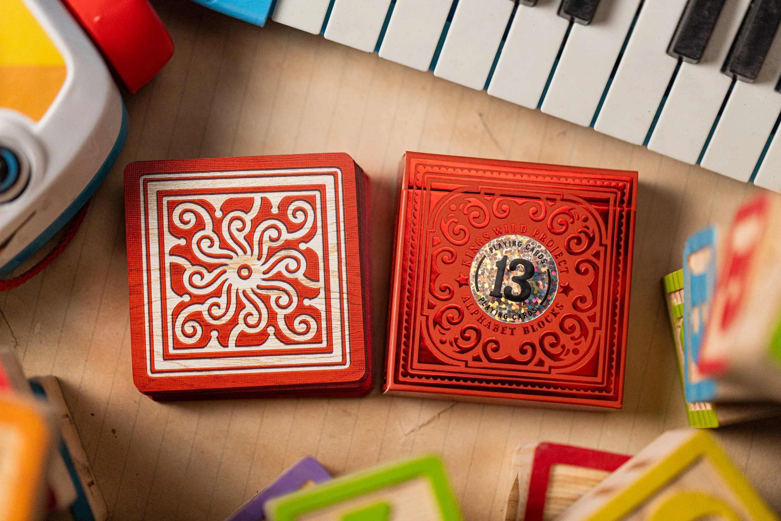Alphabet Red Block Playing Cards by Kings Wild Project - Image 9