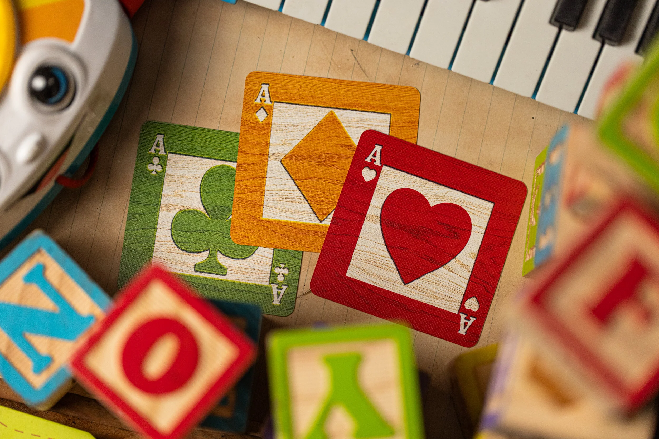 Alphabet Yellow Block Playing Cards by Kings Wild Project - Image 7