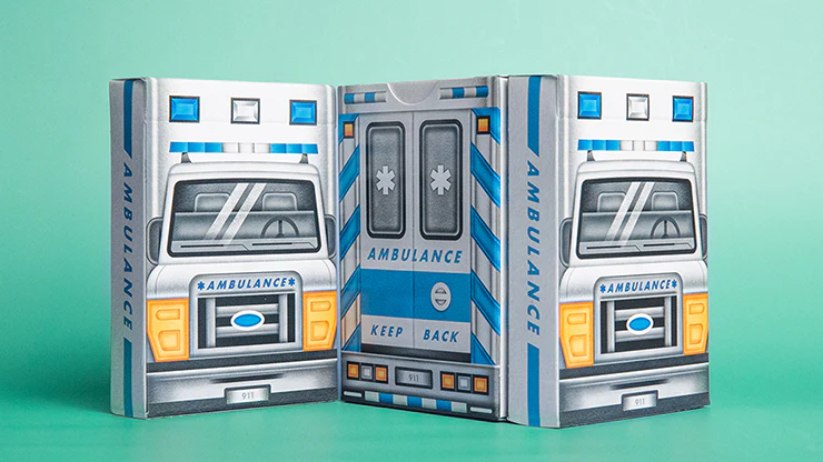 Ambulance Gilded Playing Cards USPCC - Image 2