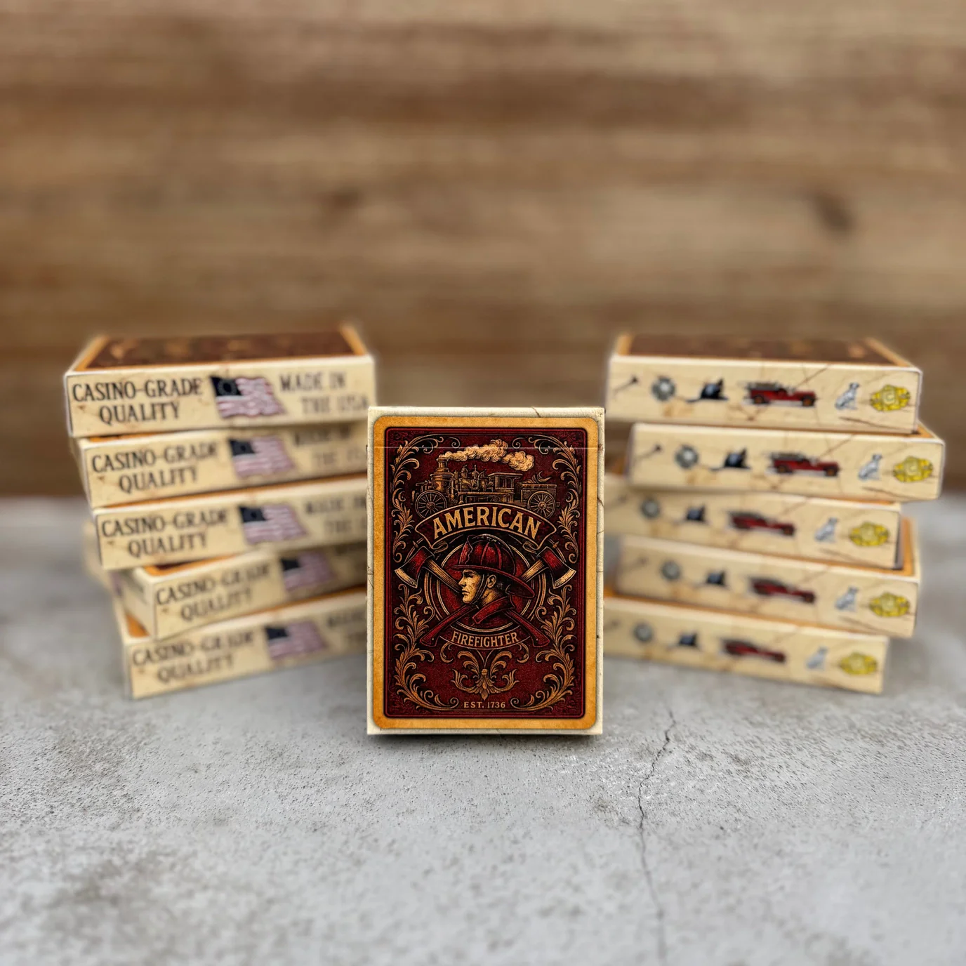 American Firefighter Playing Cards