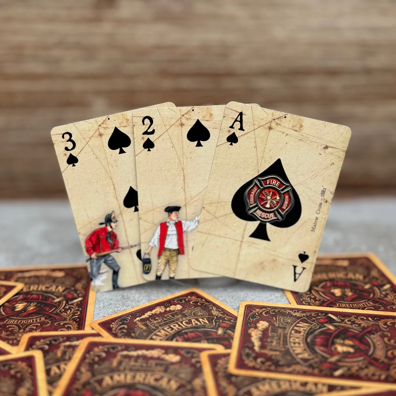 American Firefighter Playing Cards - Image 4