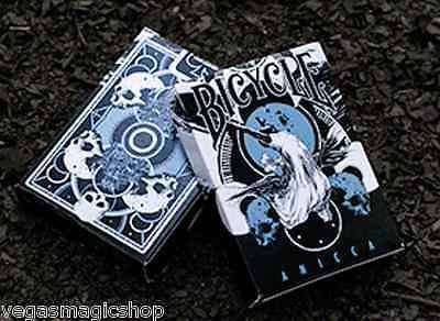 Anicca Metallic Blue Bicycle Playing Cards Deck - Image 2