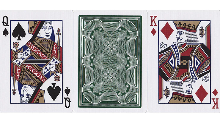 Aristocrat Green Playing Cards USPCC - Image 2