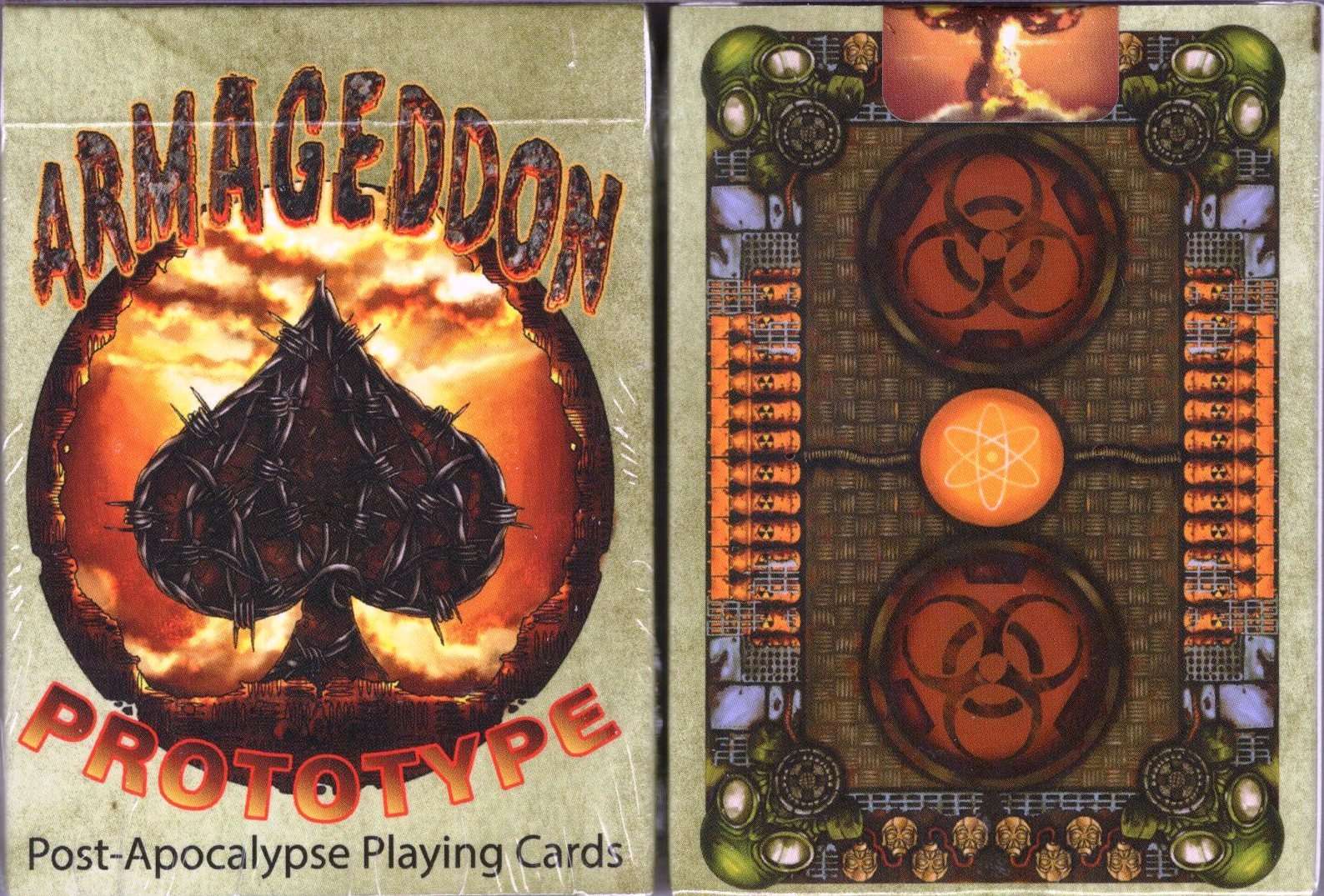 Armageddon Post-Apocalypse Prototype Playing Cards MPC