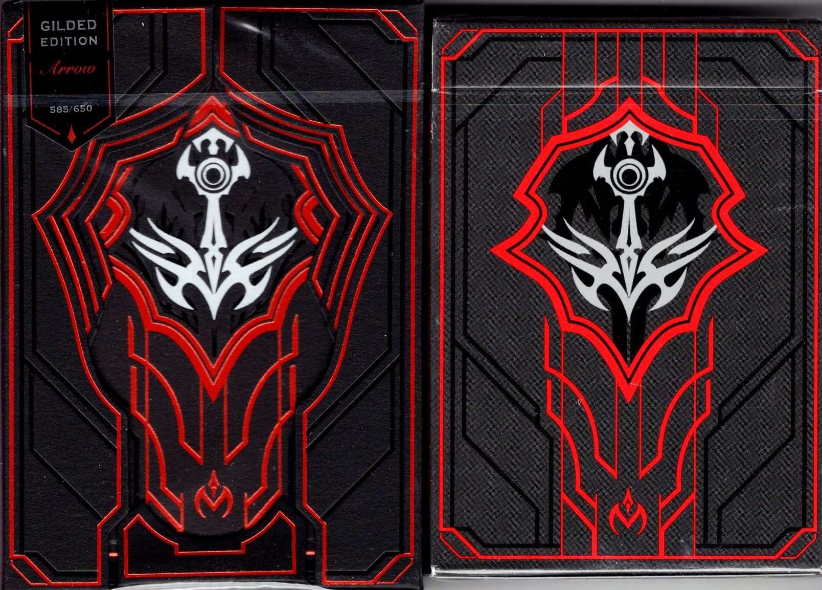 Arrow Gilded Deluxe 2 Deck Set (Classic & Deluxe) Playing Cards USPCC