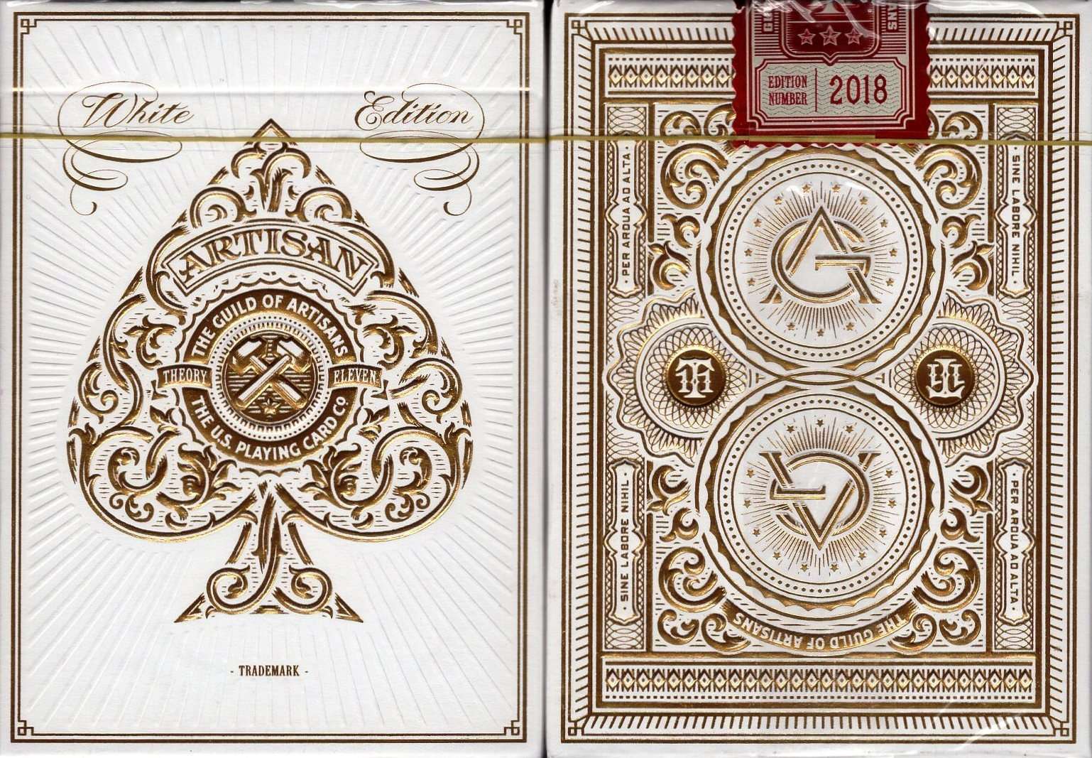Artisan White Playing Cards USPCC