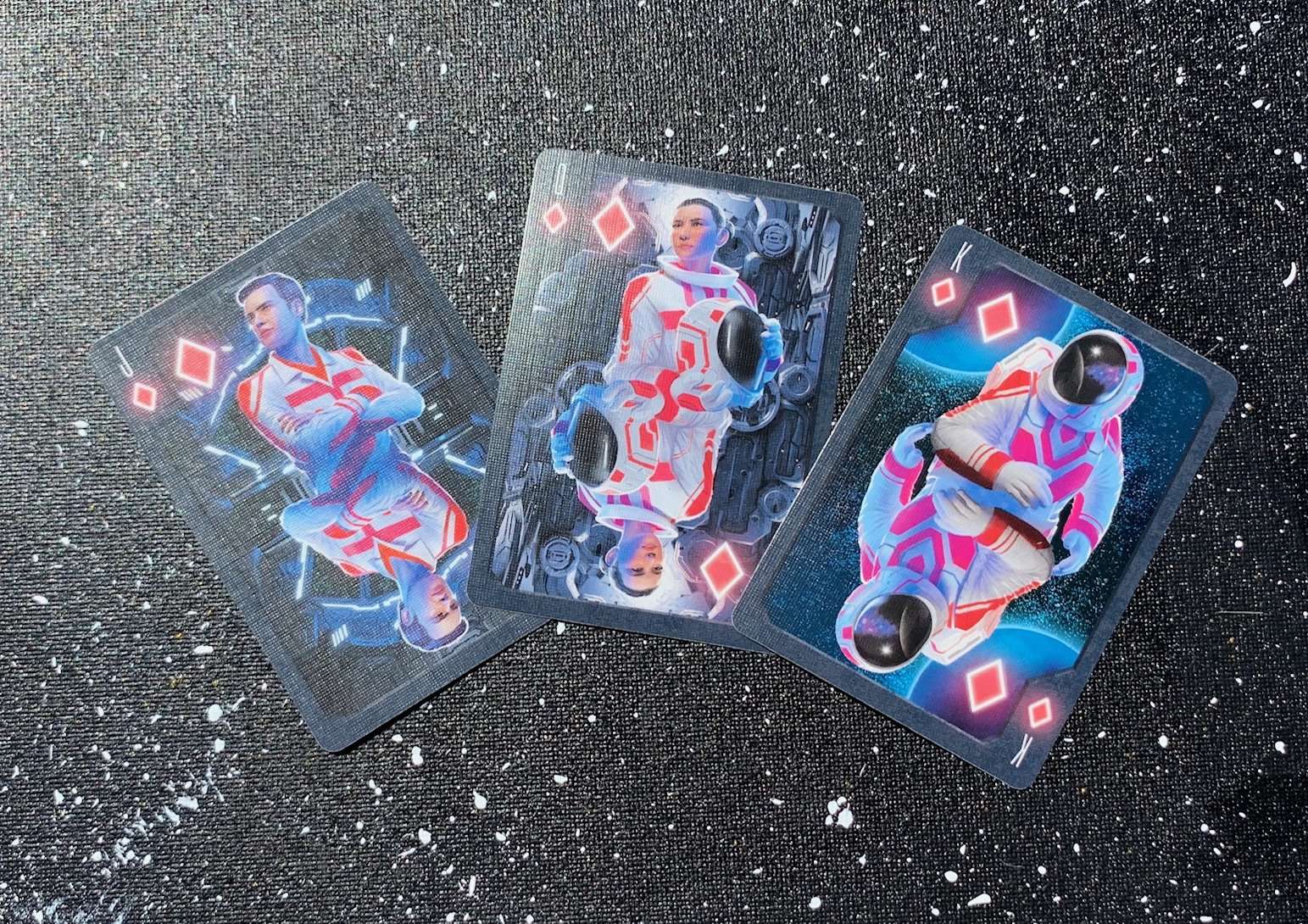 Astronaut Star Gilded Bicycle Playing Cards - Image 6