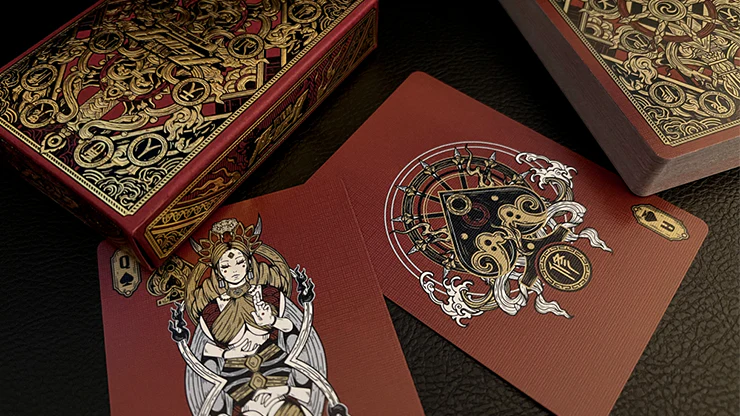 Asura Classic Playing Cards - Red - Image 2