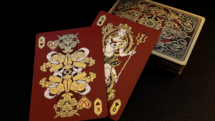 Asura Deluxe Playing Cards - Red - Image 5