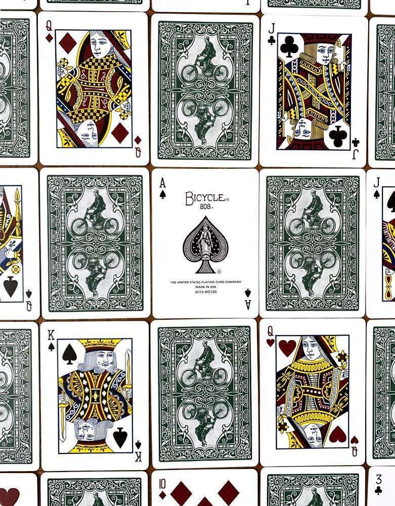 Autocycle No. 1 Green Bicycle Playing Cards - Image 4