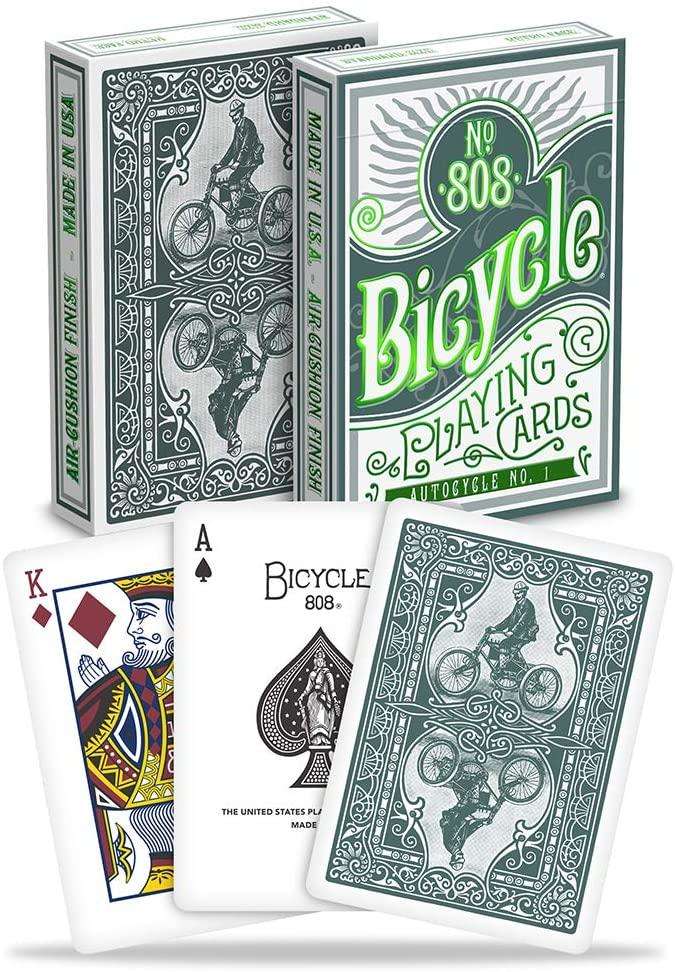 Autocycle No. 1 Green Bicycle Playing Cards - Image 6