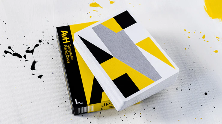 AvH Typographic Playing Cards Cartamundi - Image 3