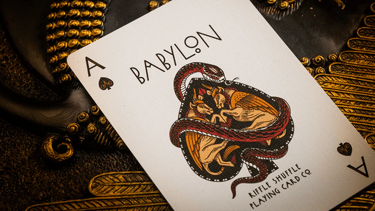 Babylon Ruby Red Playing Cards TPCC - Image 4