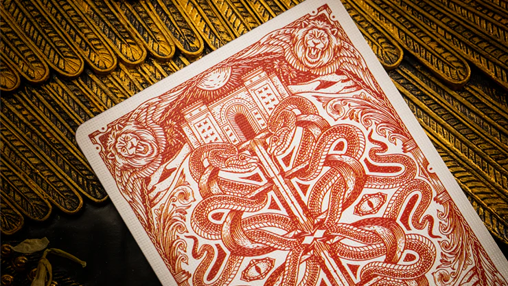 Babylon Ruby Red Playing Cards TPCC - Image 6
