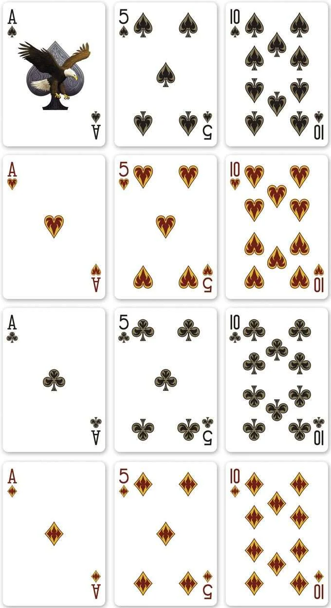 Bald Eagle Bicycle Playing Cards with No Seal - Image 3