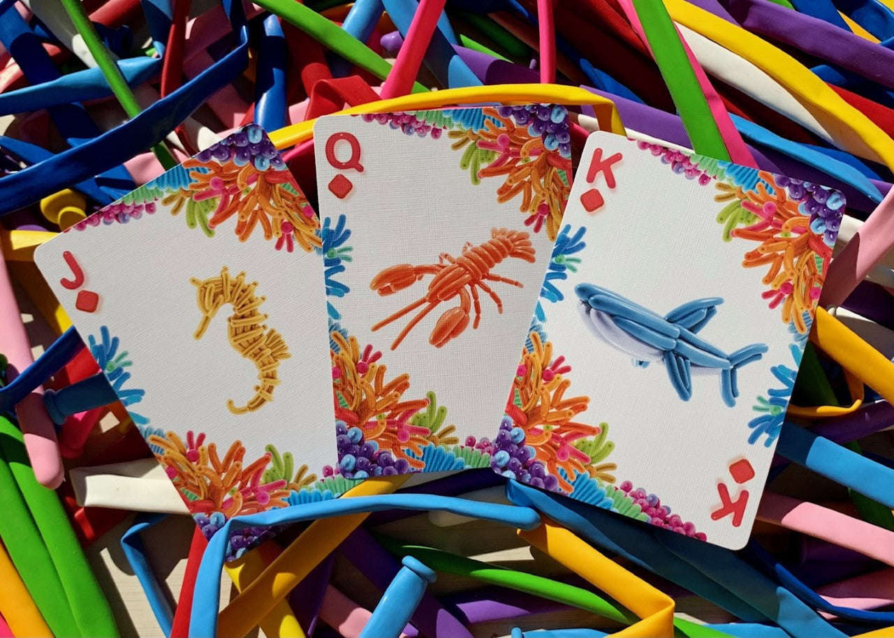 Balloon Ocean Bicycle Playing Cards - Image 4