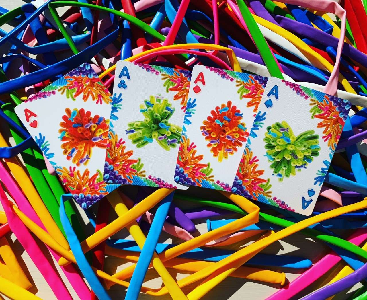 Balloon Ocean Bicycle Playing Cards - Image 8