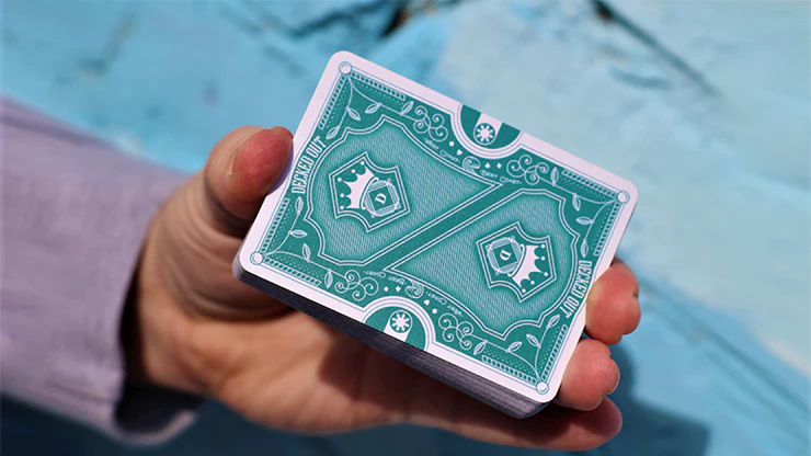 Benchmark Teal Playing Cards USPCC - Image 2