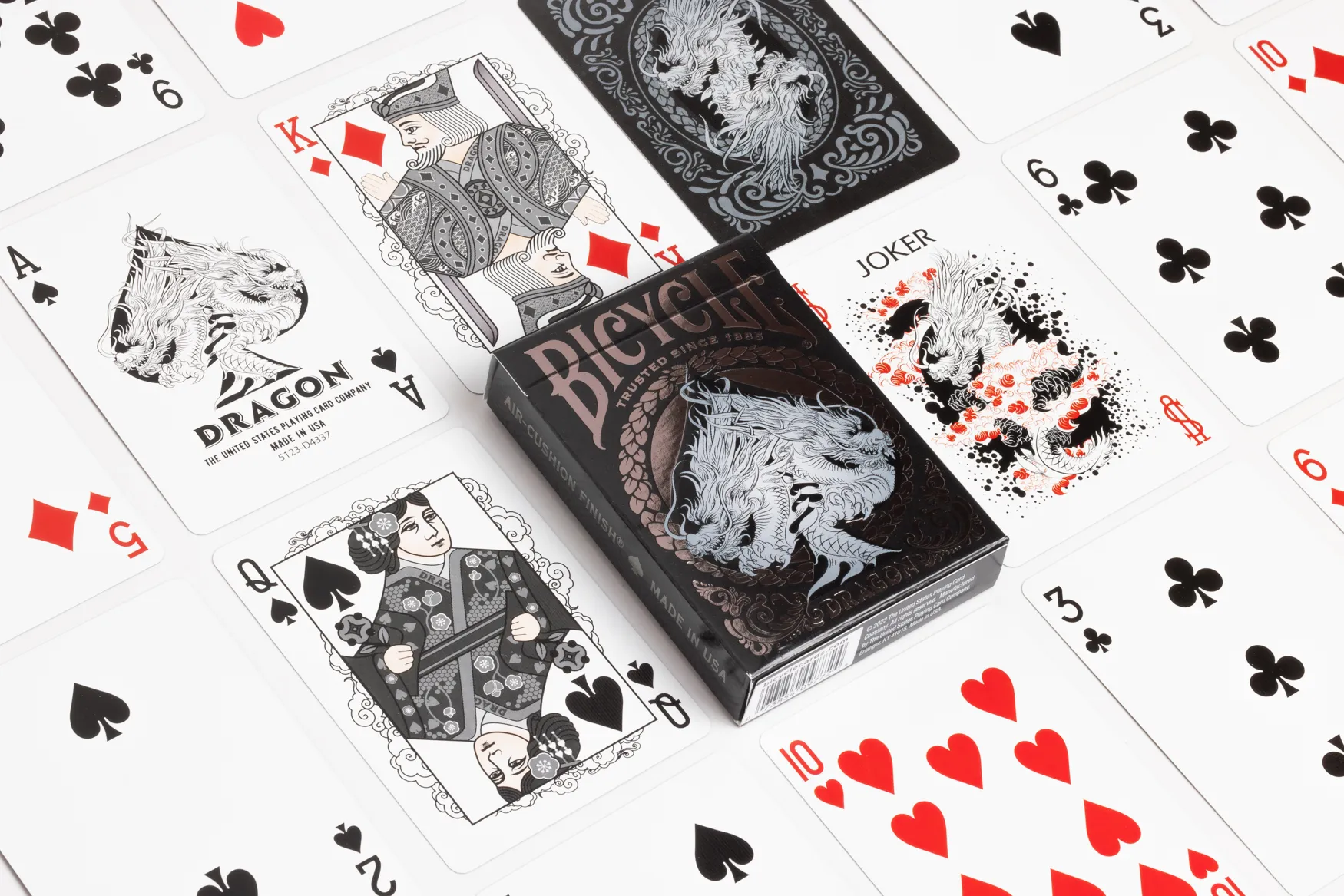 Bicycle Black Dragon Playing Cards - Image 2