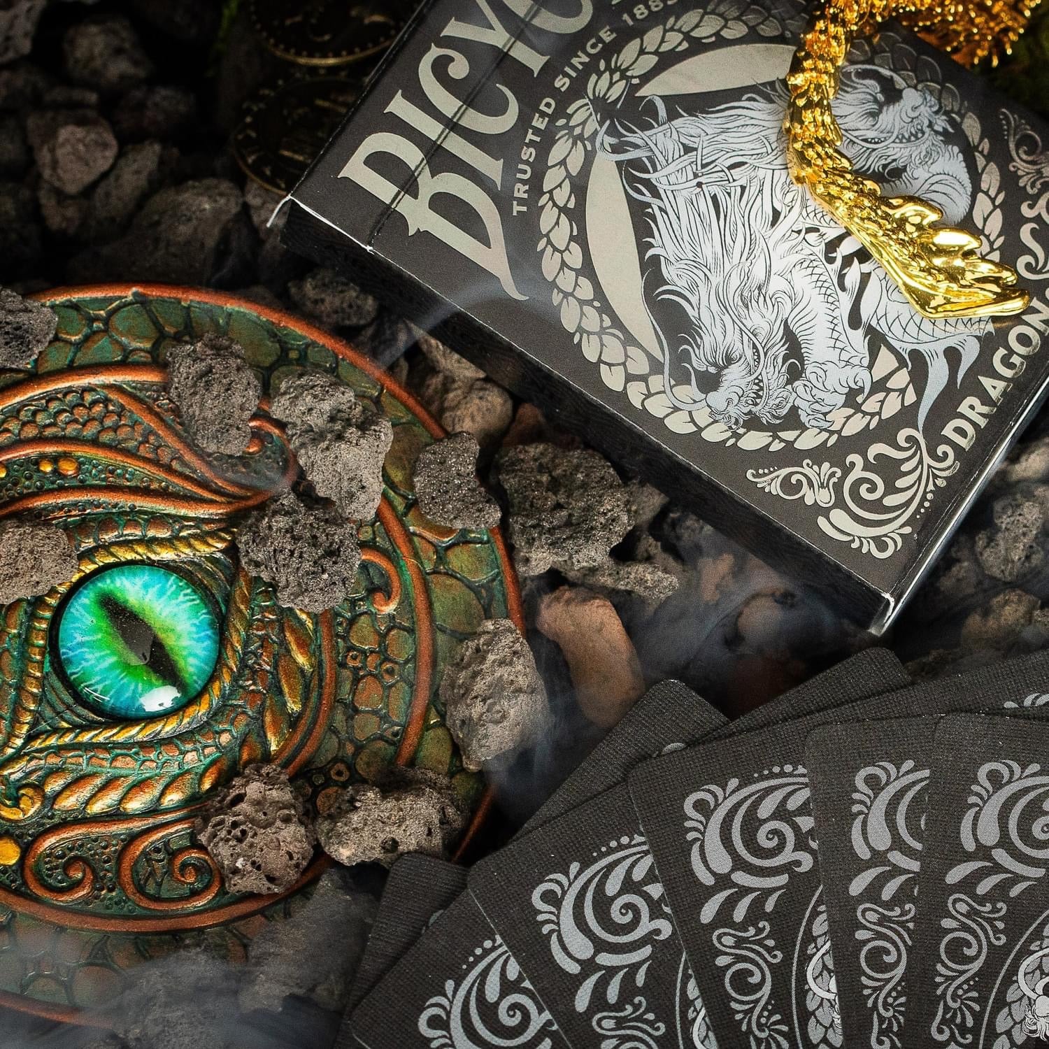 Bicycle Black Dragon Playing Cards - Image 5