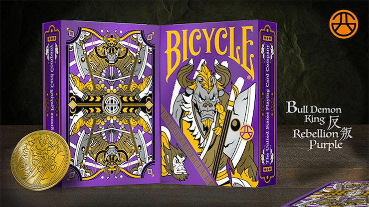 Bicycle Bull Demon King Demolition Rebellion Purple Playing Cards - Image 5