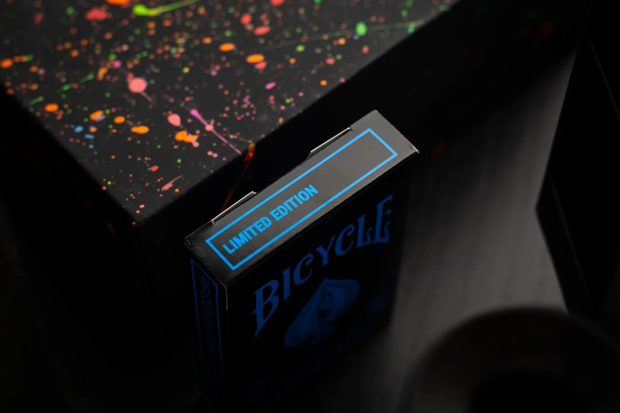 Bicycle Cool-Blue Neon Rider Back - Limited Edition - Image 7