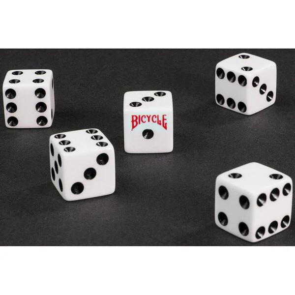 Bicycle Dice 5 Pack - Perfect for Poker and More - Image 2