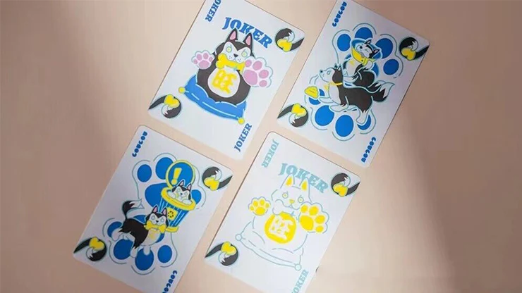 Bicycle Dog (Blue) Playing Cards by USPCC - Image 2