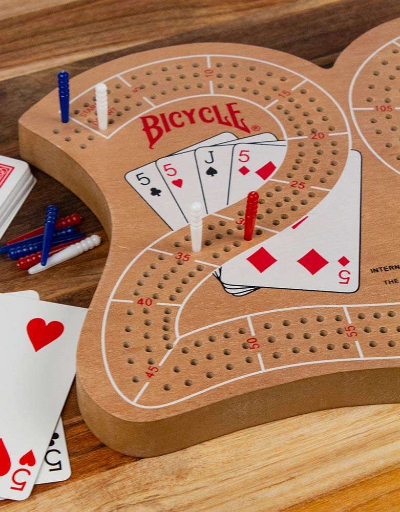 Bicycle Large 29 Wood Cribbage Board - Image 3