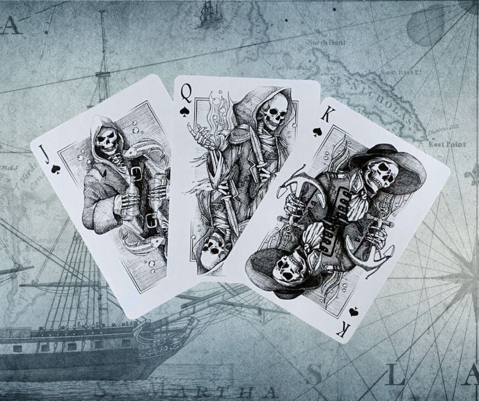 Bicycle Neptune’s Graveyard v2 Spectral Edition Ships & Sirens Playing Cards - Image 2